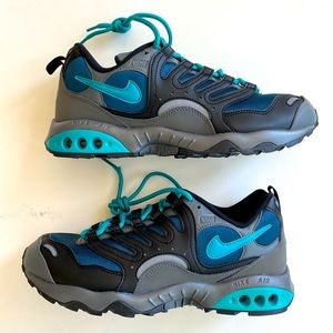 Nike Air Terra Humara Trail Shoes Gray Teal 11.5